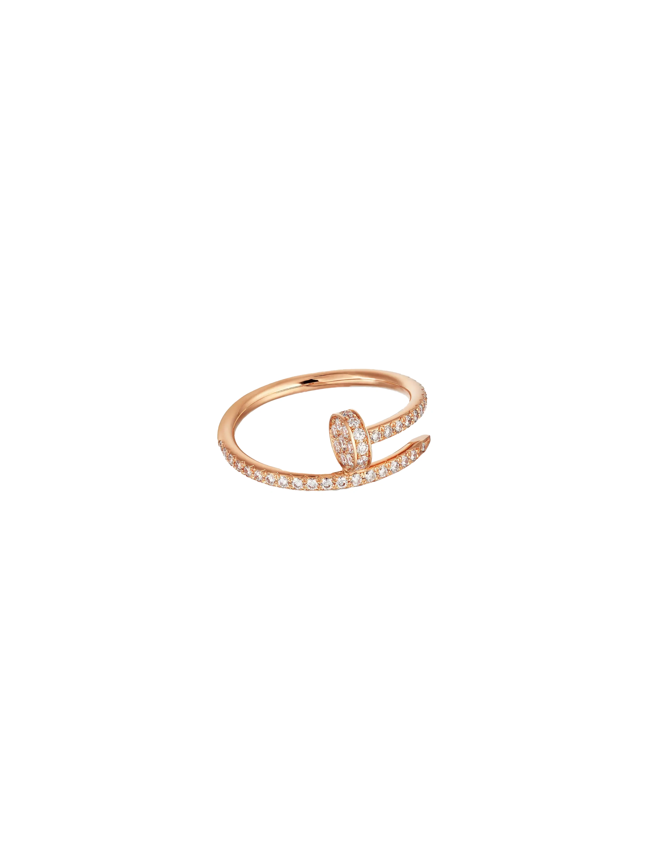 Juste Un Clou Ring Half-Paved - 100% Authentic
